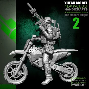 Yufan Model Prvotne 75 mm 1/24 Motocikel Vojske Zda Smolo Vojak Yfww-1871
