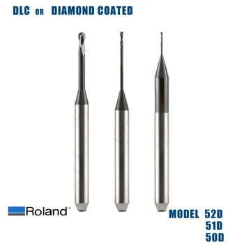Digitalart Roland zobni burs DLC prevlečeni za rezkanje, za roland rezkalni stroj,diamond zobni kot 0,6 mm DLC-2,0 mm DLC