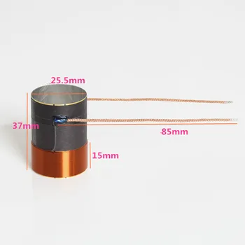 25.5 mm Woofer Zvočnikov 4ohm navitjem 8ohm Mid-bass Zvočnik Popravilo Delov Z Svinca žica iz Aluminija 2 plasti iz bakrene žice 2PC