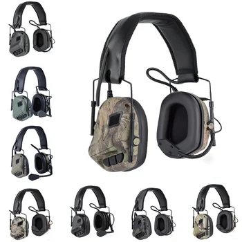 HD-09 head-mounted Taktično Slušalke Šumov Pickup Lov Igre Slušalke Čelada Adapter IPSC Slušalke Pribor