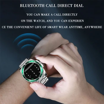 LIGE Pametno Gledati Moške Ure smartwatch IP67 Nepremočljiva Športna Fitnes Poln Krog Polni, Zaslon na Dotik, Bluetooth Klic Predvajalnik Glasbe