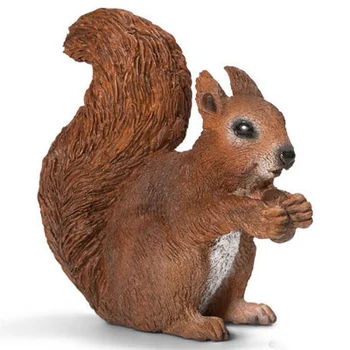 Original resnično divje živali sesalcev veverica številke zbirateljske figurice otroci izobraževalne igrače za otroke