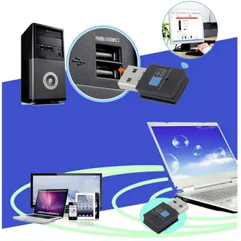 YUNCLOUD USB Brezžični WiFi Adapter Omrežja WLAN Kartico 2,4 GHz WiFi Sprejemnik, wifi repeater 300Mbps Za PC operacijski sistem Windows XP