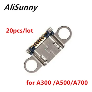 AliSunny 20pcs Vrata USB Dock Priključek za SamSung A3 A5 A7 A300 A500 A700 Polnjenje Mikro Vtičnice Priključite Nadomestni Deli