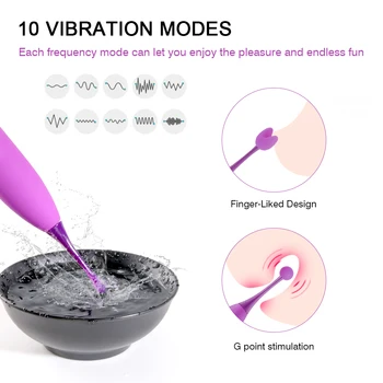 Visoko-Frekvenčno G-spot Vibrator za Klitoris Vagine Nastavek Stimulator Silikonski Massager Sex Igrače za Ženske Odraslih Izdelkov Sex Shop