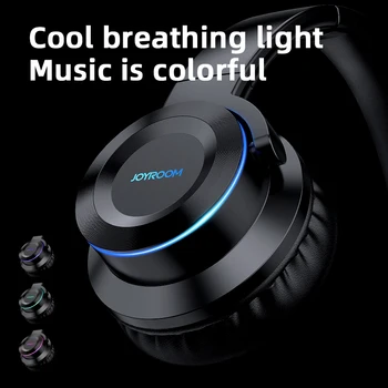 JOYROOM Bluetooth 5.0 Brezžične Slušalke Stereo Zvok CVC Hrupa Reducation Slušalke Dotik za Nadzor Stereo 7 Barva utripajoča Lučka