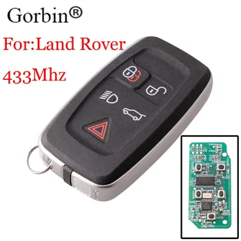 GORBIN 5Buttons Smart Remote Flip Tipka za Vstop brez ključa Fob 433Mhz Za Land Rover Range Rover Sport Discovery 4 2009 2010 2011 tipke