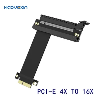 Visoke Hitrosti PC Grafične Kartice PCI Express Priključek Kabel Riser Card PCI-EX4TO X16 3.0 Prožni Kabel Podaljšek Adapterja