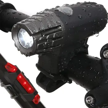 Kakovost Luč Kolo Zadnje Kolo Žarometov - Night Rider USB Polnilna LED Spredaj Utripajoča Svetilka za Kolo