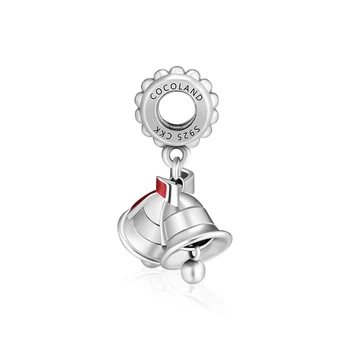 Ustreza za Pandora Čare Zapestnice Praznični Zvonovi Kroglice 925 Funt-Srebrni-Nakit Brezplačna Dostava