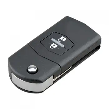 433Mhz 2 Gumbe, ki Flip Avto Daljinski Ključ Vstop brez ključa z ID63 80Bit Čip 41781 Primerni za Mazda 3/BT-50