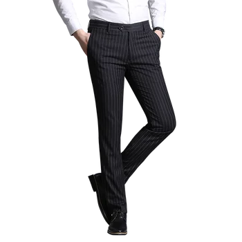 Obleko Hlače 2020 moške poslovne obleke, hlače, moške hlače slim fit trak hlače moški Formalno Hlače 38 pantalon de vestir par hombre