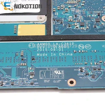 NOKOTION CN-01VG5R 01VG5R AAM00 LA-C361P Za DELL XPS 15 9550 prenosni računalnik z matično ploščo GTX960M 4G SR2FP I5-6300HQ CPU