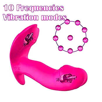 Nosljivi G Spot za Ogrevanje Metulj Vibrator Sextoy Ženski Vibrator za Dve Vibracijske Hlačke Erotično Blaga Seks Trusk Sex Shop.