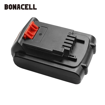 Bonacell 18V/20V 2000mAh baterija Li-ion Baterija za Polnjenje električno Orodje, Nadomestno Baterijo za BLACK & DECKER LB20 LBX20 LBXR20 L30