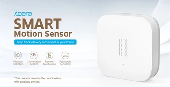 NOVO Aqara Smart Vibracije Senzor Zigbee Gibanja Šok Senzor za Zaznavanje Alarm Monitor Vgrajen Gyro za xiaomi mijia pametni dom