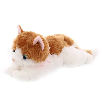 1pc 30/40 cm srčkan simulirani mačka lutka plišastih igrač Kitty mačka, plišastih blazino leži spalno blazino darila za punco kavč lutka