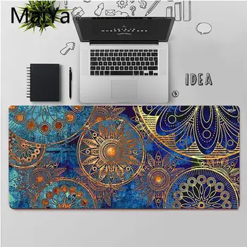 Maiya Vrh Kakovosti Mandala Cvet Laptop Iger Na Srečo Miši Mousepad Brezplačna Dostava Velik Miško, Tipke Tipkovnice Mat