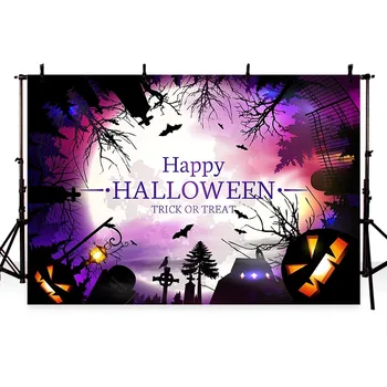 7X5ft Happy Halloween temo fotografija ozadje vinil foto ozadje po meri otrok fotografija kulise za foto studio