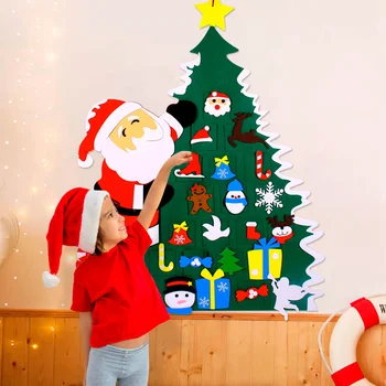 DIY Malček Počutil Božično Drevo z Snežaka, Santa Claus Okraski Vesel Božič Okraski Za Dom Božič Darilo Novo Leto 2021