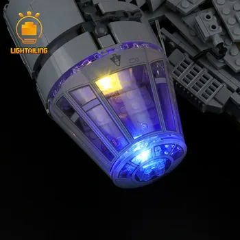 LIGHTAILING LED Luči Komplet Za 75192 Star Vojne Serije Ultimate Tisočletja Bloki Falcon Osvetlitev Set (NE Vključuje Model)