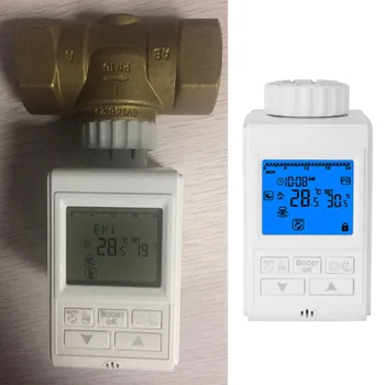 Programabilni Termostat in Časovnik TRV Radiatorski Ventil Pogona Temperaturni Regulator