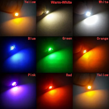 1000pcs 5050 RGB in bela Rdeča Zelena Modra Rumena UV SMD SMT Emitting Diode LED PLCC-6 3-ČIPI Svetla luč svetlobe 60mA 3V Diode