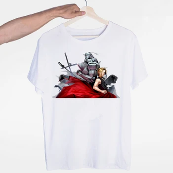 Fullmetal Tanki T-shirt O-Vratu, Kratke Rokave Poletje Priložnostne Modna Unisex Moških in Žensk Tshirt