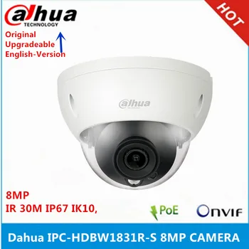 Original Dahua IPC-HDBW1831R-S 8MP IP Kamero IR30 meter WDR Mini dome POE Fotoaparat