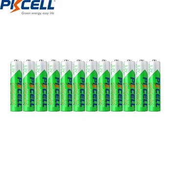 12PC PKCELL AAA baterije 1,2 V NIMH aaa polnilne baterije nizke self praznjenje baterije AA 1000mah pilas in 3pc polje baterije