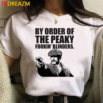 Peaky Blinders t-shirt moški grunge estetske 2020 t-shirt kawaii