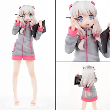 24 CM Japonski Anime Slika Dejanje Slika Zbirateljske Model Igrača Eromanga Sensei Izumi Sagiri Nasmejan Obraz Ver. PVC 1/6 Japonska