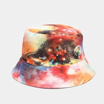Galaxy ribič je Klobuk Ženske Ulica čistega bombaža bazena klobuk vroče čezmejno e-poslovanje dvostranski dežnik klobuk