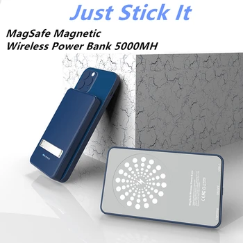 2021 Za Najnovejši iphone Mini 12 12 Pro 12 Pro Max Baterije Primeru 5000 Mah 15W Hitro Polnjenje Brezžično Magnetno Moč Banke Polnilnik