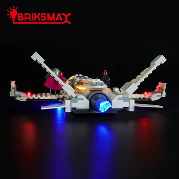 BriksMax Led Light Up Kit Za 76130 Stark Jet in Drone Attack