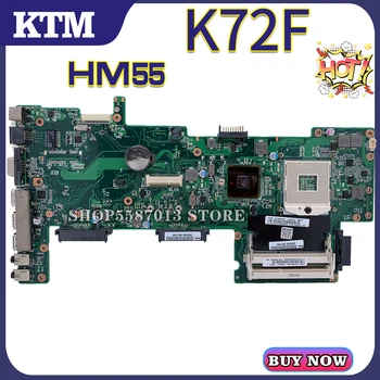 Za ASUS K72F/X72F/A72F/ HM55 prenosni računalnik z matično ploščo mainboard test OK
