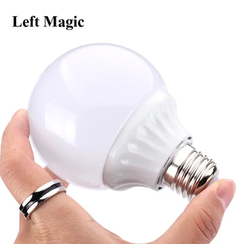 Magnet Nadzor Magic Light Bulb(Bele Barve,Z Eno Magnetni Prstan) Čarovniških Trikov Čarovnik Fazi Iluzijo Prevara Rekviziti Mentalism