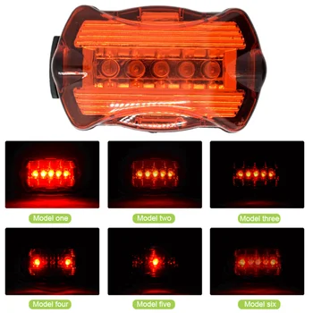 WasaFire Kolesarske Luči Set 5 Kolo LED Smerniki + Luč MTB Cestno Kolo Spredaj Zadaj Luči Nepremočljiva Noč Kolesarska Svetilka