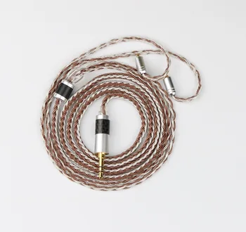 Diy nadgradnjo slušalke kabel 6n eno crystal baker silver plated žice mmcx se535 im50 A2DC 0.78 MM IE80 QDC 8 share/16 delež