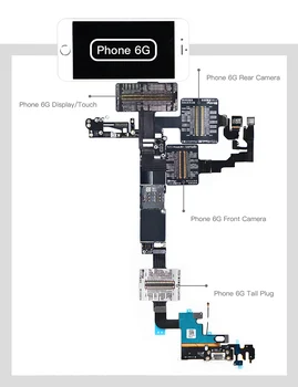 Qianli iBridge Test Kabel za Telefon X 8P 8G 7P 7 6SP 6S 6P 6 matične plošče Napaka Zaslona na Dotik Rep Plug Kamera Zadaj Popravila