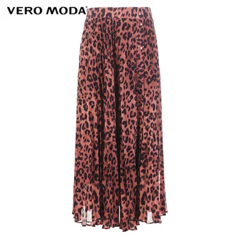 Vero Moda za Ženske Leopard Tiskanja Naguban Šifon Krilo | 319216514