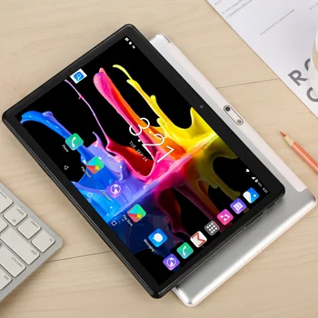 Novo 10.1 Palčni 2G Tablet Pc Quad Core 1GB+16 GB ROM Android Tablet Podporo WIFI Google Play 1280x800 Stekla Zaslon, Dual SIM kartice