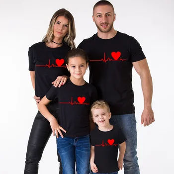 Družina Tshirts Mamica in Hčerka, Sin Družine T-shirt Družino Videz Ujemanje T-shirt Mama in jaz Oblačila Fantje Dekleta Oče