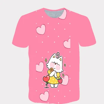 2020 Poletje Otroci Oblačila 3D Tiskanja Risanke Dekleta Fantje Oblačila Klasičnih Anime T Shirt Camiseta Otroci Oblačila majica Vrhovi