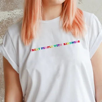 Moje Življenje Je Sranje Harry Styles Grafični Estetske T Shirt Slog Top Tees Srajce TPWK Tshirt Ženske Uživajo Zdravje Jesti Vaš Tiskanja 2021