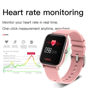 LIGE IP67 Nepremočljiva Pametno Gledati Ženske Lepo Zapestnico Srčnega utripa Spanja Spremljanje Smartwatch Povezavo IOS Android+BOX
