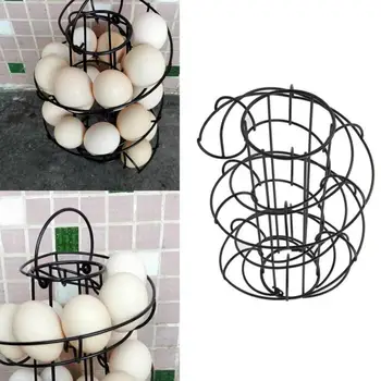 Sodobna Spiralno Design Jajce Rack Jajca Polica Priljubljena Kuhinja Shranjevanje Pribor