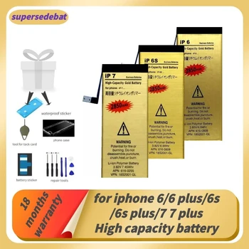 Supersedeba Bateria za Iphone 6 Batterie za Iphone 7 za Iphone 6 6 Plus 6s 6s Plus 7 7 Plus Baterija za ponovno Polnjenje Baterij
