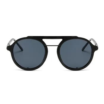 Moda Steampunk sončna Očala blagovne Znamke Oblikovalec Ženske Moški Letnik Okrogla sončna Očala Retro Očala UV400 Odtenki Očala Oculos de sol