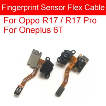 Prstnih Senzor optični bralnik Flex Kabel Za Nasprotnega R17 R17 Senzor Pro Scanner Flex Trak Za Oneplus 6T A6010 A6013 rezervnih Delov